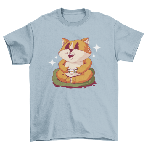 Corgi dog gamer t-shirt design