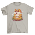 Corgi dog gamer t-shirt design