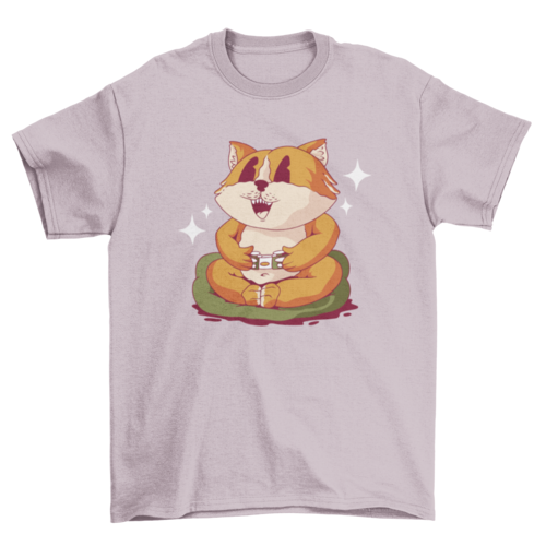 Corgi dog gamer t-shirt design
